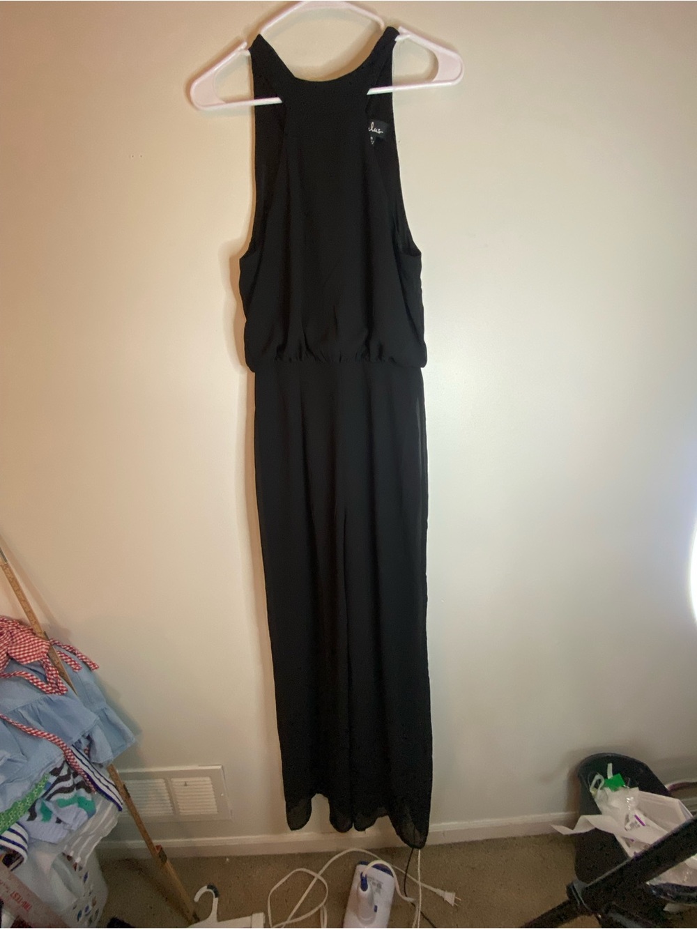Lulu's Black Sleeveless Jumpsuit